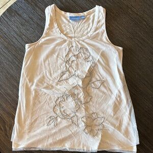 Simply Vera Vera Wang Floral Embroidered Tank Top